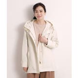 アイボリー(004) | 【撥水・花粉防止／手洗い可】ミディアム丈マウンテンパーカー | ITS'DEMO