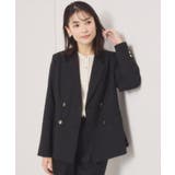 ブラック(019) | 【洗濯機OK／イージーケア】ツイルストレッチダブルジャケット | ITS'DEMO