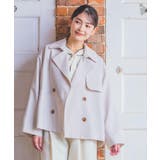 【撥水/花粉防止/手洗い可】ショートトレンチコート | ITS'DEMO | 詳細画像2
