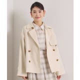 グレージュ(050) | 【撥水/花粉防止/手洗い可】ショートトレンチコート | ITS'DEMO