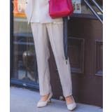 【洗濯機OK／イージーケア】ツイルストレッチテーパードパンツ | ITS'DEMO | 詳細画像1 