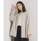 ライトグレー(011) | カットスエードコート | ITS'DEMO