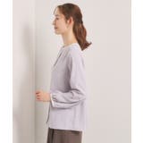 【入卒/手洗い可】配色ブラウス | ITS'DEMO | 詳細画像14