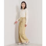 【手洗い可／ウエストゴム】ループベルトワイドパンツ | ITS'DEMO | 詳細画像6 