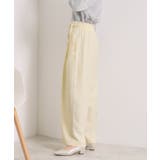 【手洗い可／ウエストゴム】ループベルトワイドパンツ | ITS'DEMO | 詳細画像14 