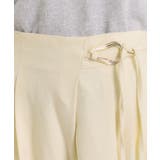 【手洗い可／ウエストゴム】ループベルトワイドパンツ | ITS'DEMO | 詳細画像16 