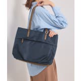 ネイビー(094) | 【収納アドバイザー監修】合皮コンビA4トート | ITS'DEMO