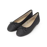 ブラック(419) | 【全5色】ラウンドフラットシューズ | ITS'DEMO