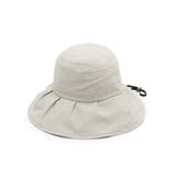 【冷感／UV／抗菌】遮光クールギャザーハット | ITS'DEMO | 詳細画像1 