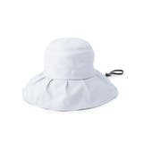 ブルー(091) | 【冷感／UV／抗菌】遮光クールギャザーハット | ITS'DEMO