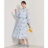 【手洗い可/セットアップ可】ラメストライプ花柄ブラウス | ITS'DEMO | 詳細画像12