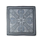 ネイビー(194) | ペイズリー柄スカーフ | ITS'DEMO