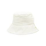 ホワイト(001) | 【UV対策】クレープストライプハット | ITS'DEMO