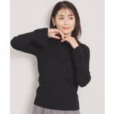ブラック(019) | 【手洗い可】スパンコールリブニット | ITS'DEMO