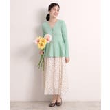 前開きペプラムニット | ITS'DEMO | 詳細画像11