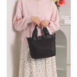 ブラック(019) | リボンモチーフ2WAYトート | ITS'DEMO