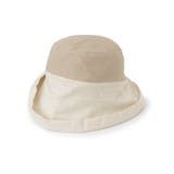 アイボリー(004) | 【手洗い可／冷感／UV】折り返しヘムバイカラーハット | ITS'DEMO