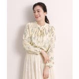 花柄ボウタイブラウス | ITS'DEMO | 詳細画像10