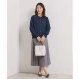 【UVカット／毛玉防止／手洗い可】クルーネックニットカーディガン | ITS'DEMO | 詳細画像26 