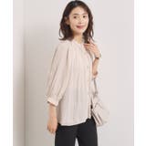 【手洗い可】サテン7分袖ブラウス | ITS'DEMO | 詳細画像4 