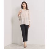 【手洗い可】サテン7分袖ブラウス | ITS'DEMO | 詳細画像5 