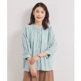 【手洗い可】サテン7分袖ブラウス | ITS'DEMO | 詳細画像8 