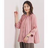 【手洗い可】サテン7分袖ブラウス | ITS'DEMO | 詳細画像13 