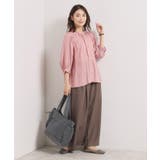 【手洗い可】サテン7分袖ブラウス | ITS'DEMO | 詳細画像14 