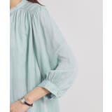 【手洗い可】サテン7分袖ブラウス | ITS'DEMO | 詳細画像24 