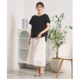 【冷感／遮熱】肩レースTシャツ | ITS'DEMO | 詳細画像3 