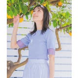 袖口シアーリブニット | ITS'DEMO | 詳細画像1