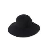 ブラック(019) | 【接触冷感／洗濯可】コンパクトウォッシャブルリボンハット | ESPERANZA