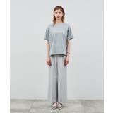 ミントグリーン(121) | 【マシンウォッシュ】blossom ルーズTシャツ | cloenc