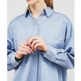 【手洗い可】ヴィンテージサテンシャツ | cloenc | 詳細画像12