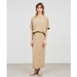 【セットアップ/手洗い可】カットジョーゼットコクーンプルオーバー | cloenc | 詳細画像5
