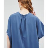 【セットアップ/手洗い可】カットジョーゼットコクーンプルオーバー | cloenc | 詳細画像10