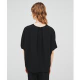 【セットアップ/手洗い可】カットジョーゼットコクーンプルオーバー | cloenc | 詳細画像15