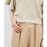 【セットアップ/手洗い可】カットジョーゼットワイドパンツ | cloenc | 詳細画像7