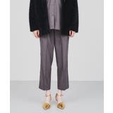 【セットアップ/マシンウォッシュ】サイドラインタック入りテーパードパンツ | cloenc | 詳細画像11
