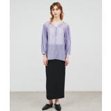 【手洗い可】シアーフォルムブラウス | cloenc | 詳細画像7