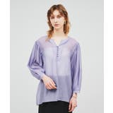 【手洗い可】シアーフォルムブラウス | cloenc | 詳細画像8