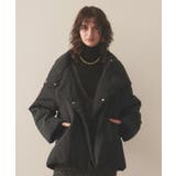ブラック(019) | 【軽量】中綿パディングコート | cloenc