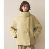グリーン(025) | 【軽量】中綿パディングコート | cloenc