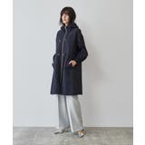 グログランフーディロングブルゾン | cloenc | 詳細画像23