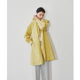 イエロー(031) | グログランフーディロングブルゾン | cloenc