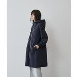 ネイビー(094) | グログランフーディロングブルゾン | cloenc