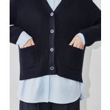 【手洗い可】コットン片畦カーディガンニット | cloenc | 詳細画像8