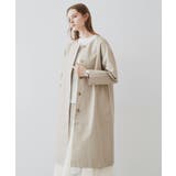 【通勤】ノーカラートレンチコート | cloenc | 詳細画像13