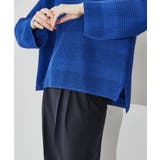 【手洗い可】コットンブレンドボーダー柄ニット | cloenc | 詳細画像6