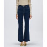 【マシンウォッシュ】ストレッチデニムフレアパンツ | cloenc | 詳細画像1 